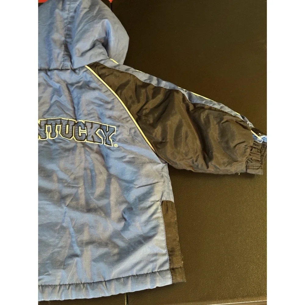 Starter Kentucky Wildcats Baby Puffer Jacket 12M Blue Hooded Full Zip